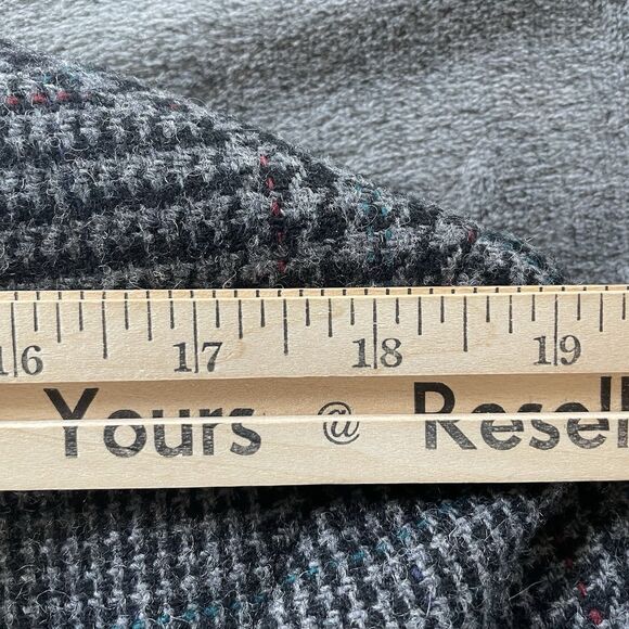 HILDRETH & HERRICKS Sport Cost Men’s 40 Grey Houndstooth Wool Blazer Jacket - Picture 11 of 16